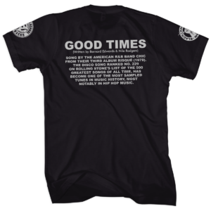 Alternative view of Chic “Good Times” (Atlantic Records)
