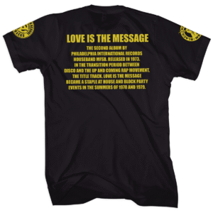Alternative view of MFSB “Love Is The Message” (Philadelphia International Records)