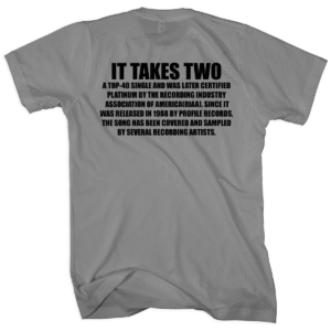Alternative view of Rob Base & DJ E-Z Rock “It Takes Two” (Profile Records)
