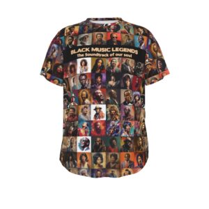 Black Music Legends Rounded Hem T-shirt