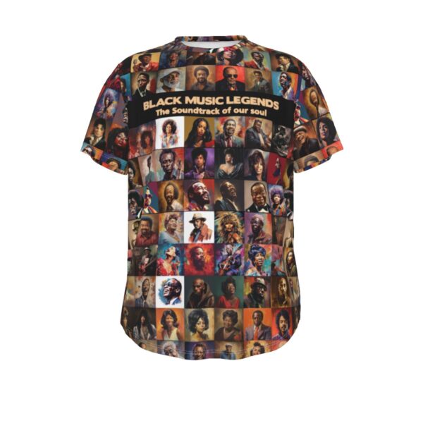 Black Music Legends Rounded Hem T-shirt
