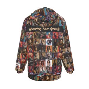 Alternative view of Black Music Legends Raglan Hoodie