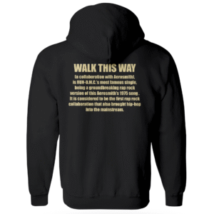 Alternative view of Run-D.M.C. “Walk This Way” ft. Aerosmith Hoodie